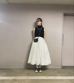 ハッシュニュアンス　笹川友里コラボ　ペプラムジレ Newans 笹川友里さんコラボ ペプラムジレ 新品未使用 2025SS商品