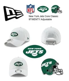 ニューエラ　NFL JETSジェッツ　920アジャスタブルキャップ　ホワイト