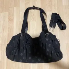 Agnès b. Voyage ブラック　ボストンバッグ