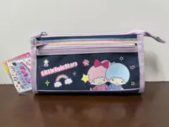 新品☆キキララ☆リトルツインスターズ☆デニムポーチ