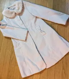 メゾピアノジュニア　ファー付きコート　160卒業　入学