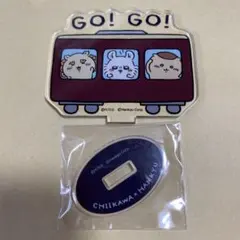 ちいかわ 阪急電車 アクリルスタンド◆シーサー、モモンガ、くりまんじゅう