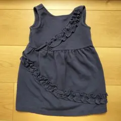 Janie and Jack 女の子　ワンピース ネイビーのサムネイル