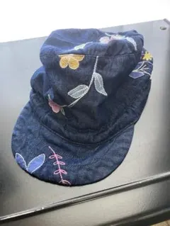 ENGINEERED GARMENTS デニムフローラルキャップ