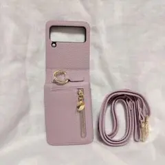 Galaxy Z Flip4 ケース縄掛けSC-54C SCG17 手帳型ケース