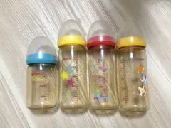 pigeon 哺乳瓶 4本セット カラフル