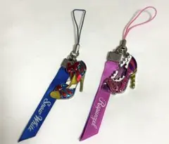 ディズニー ラプンツェル＆白雪姫ストラップ