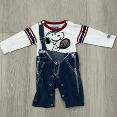 Lee スヌーピー オーバーオール風カバーオール　70cm