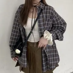 nemne store 【Seoup】ギークチェックシャツ