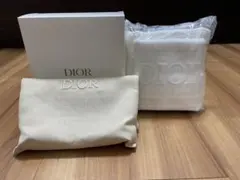 【Dior ノベルティ】タオルセット 2枚 ホワイト