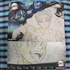 鬼滅の刃　ufotable カフェ　ランチョンマット　猗窩座　無限列車