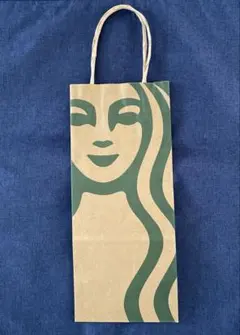 【レア】Starbucks 海外　細長　スターバックス ショッパー 紙袋