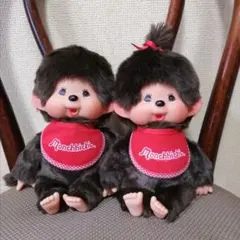 モンチッチ　ぬいぐるみ　男の子　女の子　Mサイズ　2体セット