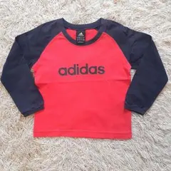 110【adidas/アディダス】長袖カットソー ロンT