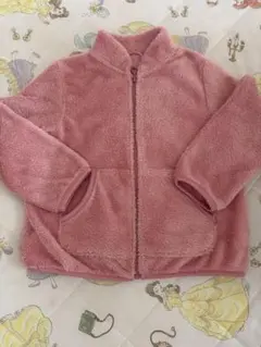 ユニクロ フリース キッズ　ピンク　100