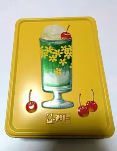 メリーチョコレート はじけるキャンディーチョコレート空き缶 小物入れ　黄色のサムネイル