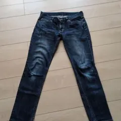 ダークブルースリムフィットデニムのサムネイル