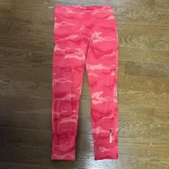 Reebok オレンジ迷彩 レギンス Sサイズ