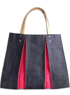 【新品未使用品】KOSHO 光章 デニム ピンク トートバッグ