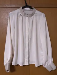 とろみブラウス 長袖