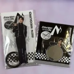SnowMan ON めめ　目黒蓮　アクスタ、　ミラーステッカー