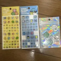 たまごっち　タイル DROP BLOCK SEAL シール フレークシール