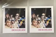 ONE IN A MILL10N TWICE 映画 特典 第3弾フォトカード