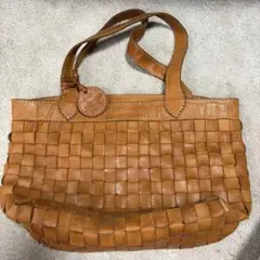 zucchero filato 本革 メッシュ トートバッグのサムネイル