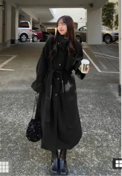 GRL ロングトレンチコート