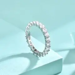 最高品質 3mm SONAダイヤモンド フルエタニティ　プラチナ 13.5号