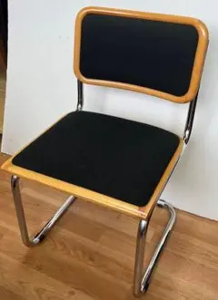 J【中古品】②チェスカチェア？イタリア製 オシャレなデザインの椅子