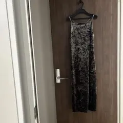 ダークグレー キャミワンピース サイズF