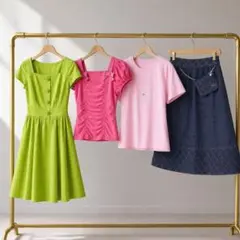 M’S GRACY FOXEY 4点セット まとめ売り 春夏セットアップ リボンのサムネイル