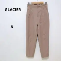 グラシア　ベージュ ハイウエスト スラックス　シンプル　テーパードパンツ　無地