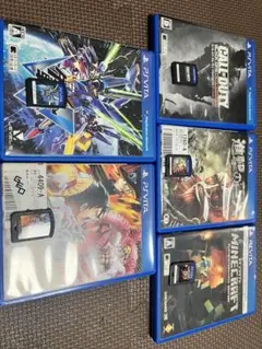 PSVITAソフト COD 進撃の巨人 マイクラ ダンボール戦機 ワンピース