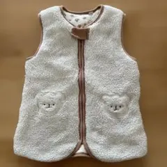 ベビーベスト(スリーパー)クマ柄