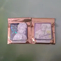 鬼滅の刃　鬼滅の奏宴　原画グリッター缶バッジ　胡蝶しのぶ　2点