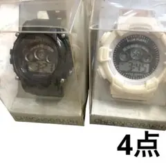 ジャンク品　ブループラネット 腕時計 4点まとめ売り ダイソー時計 デジタルのサムネイル
