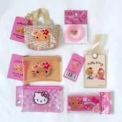 ハローキティ　日焼け　グッズ　６種　HELLO KITTY　ポーチ　ケース　新品