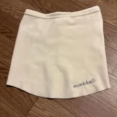 mont-bell フリース ネックウォーマー FREEサイズ クリーム色