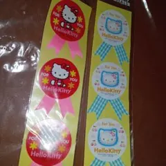 サンリオ　ハローキティ　ギフトシール　シール 　平成レトロ