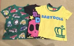 BABYDOLL Tシャツ カーズ　80サイズ　セット売り