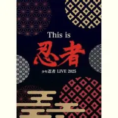 少年忍者 This is 忍者 LIVE 2025 DVD - メルカリ