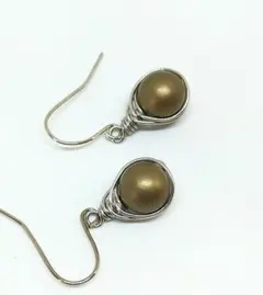 シェルパールピアス、ペンダントトップセット