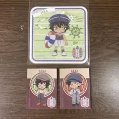名探偵コナンカフェ 特典 コースター マリンver. 江戸川コナン 怪盗