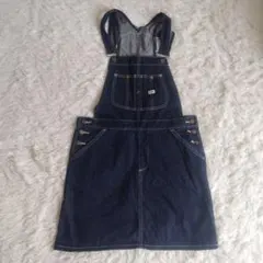 美品‪☆Lee デニム サロペット ミニスカート ジャンパースカート Lサイズ
