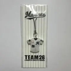 千葉ロッテマリーンズ　TEAM26 ラバーストラップ