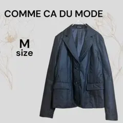 コムサデモード 美品 ブラック ジャケット 中綿 ナイロンジャケット 黒