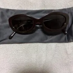 新品 soloist. 金子眼鏡 Kurt.カートコバーン型サングラス ブラウン