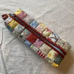 パッチワーク　ペンケース　ハンドメイド